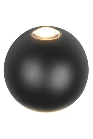 Applique da esterno a LED Avisio, nere, a 2 luci, semicircolari Bestseller