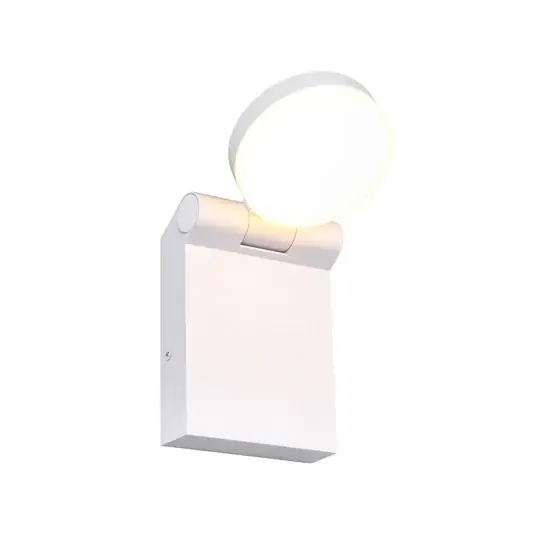 Applique da esterno a LED Adour, bianco opaco, inclinabile, CCT, IP44 Prezzo Di Fabbrica