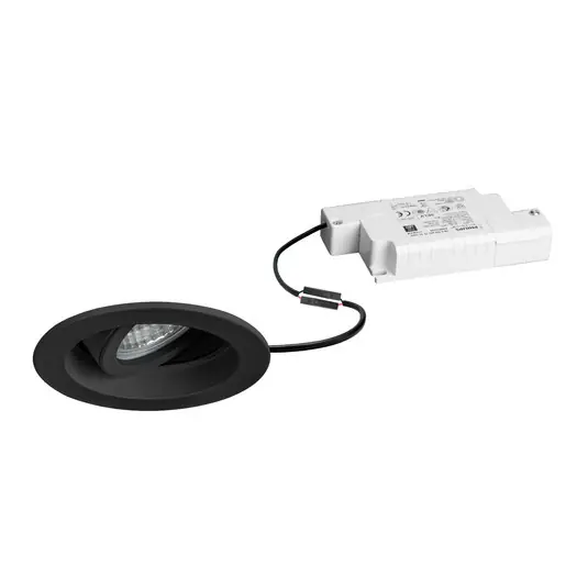BRUMBERG Faretto da incasso profondo a LED RC, 830, rotondo, nero Bestseller