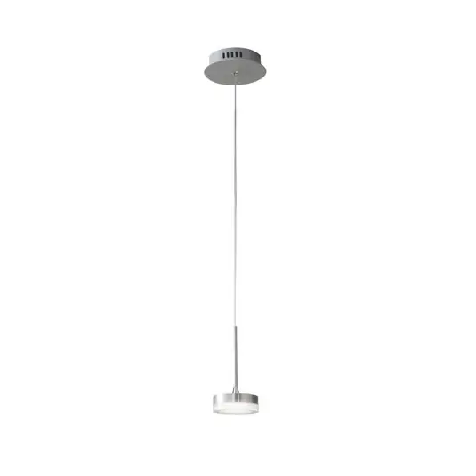 Lampada a sospensione LED Dunk, alluminio, a 1 luce, 3.000 K, metallo Di Tendenza