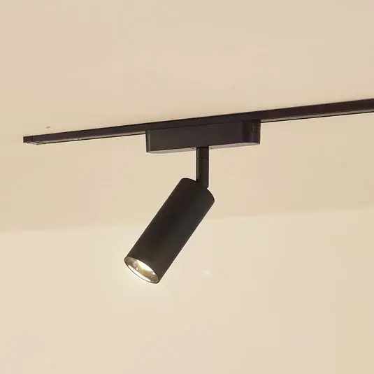 Lindby Faretto LED 48 V Lumaro, nero, Ø 4 cm, alluminio, dimmerabile Ordina Subito