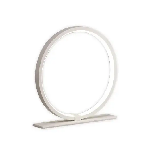 Pagamento Sicuro Lampada da tavolo LED Kitesurf, alluminio, Ø 19,3 cm, bianco