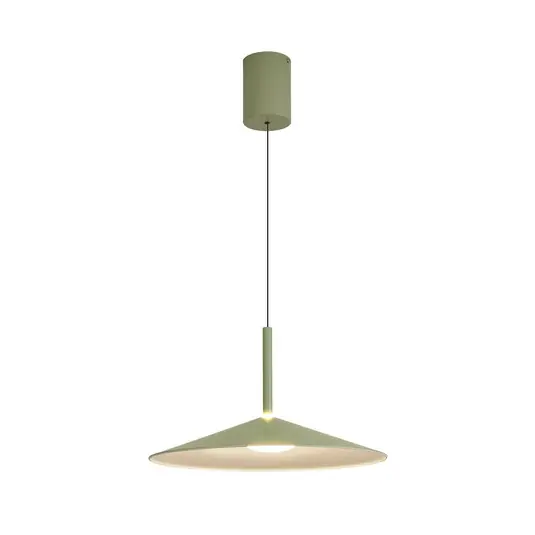 Lampada a sospensione Calice LED, verde, Ø 47,5 cm, regolabile in altezza Esclusivo