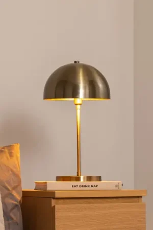 Esclusivo Lampada da tavolo Varzan 10857, oro antico, metallo, altezza 50 cm