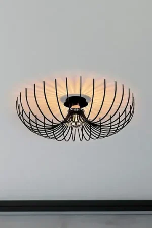 Acquista Ora Plafoniera Aspendos N-639, nero, metallo, Ø 56 cm