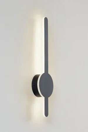 Bestseller Applique a LED Lindby Borian, nero, alluminio, 40 cm