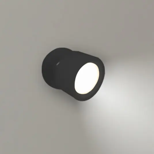 Subito Disponibile Newgarden Applique a LED Roll 8, nero, girevole