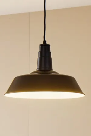 A Buon Prezzo Lindby lampada a sospensione Laylan, nero/bianco, Ø 36 cm, metallo