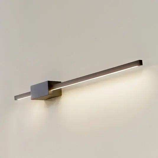 Occasione Lucande Applique a LED Skaila, nero, lunghezza 90 cm, 3.000 K