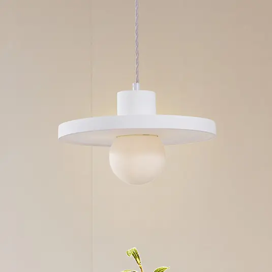 Soddisfatti O Rimborsati Lindby Lampada a sospensione Nielson, Ø 28 cm, bianco, gesso