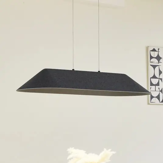 Lampada LED a sospensione Naelle, nero/grigio, feltro Direttamente Dal Produttore
