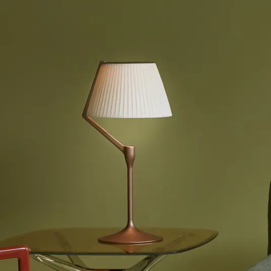 Kartell Lampada da tavolo LED Angelo Stone, rame, dimmerabile Professionale