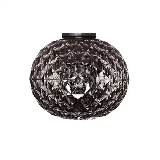 Kartell plafoniera Planet, grigio fumo, Ø 31 cm Offerta Del Giorno