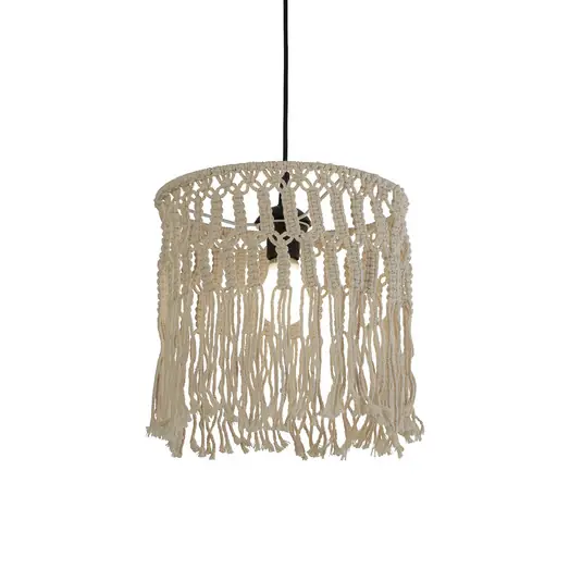 Lampada a sospensione Bahama, bianca, corda, Ø 31,5 cm, E27 Bestseller