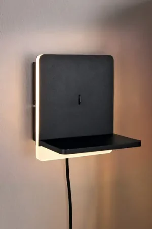 Applique a LED Fairfield, metallo, nero opaco, dimmer Offerta Lampo