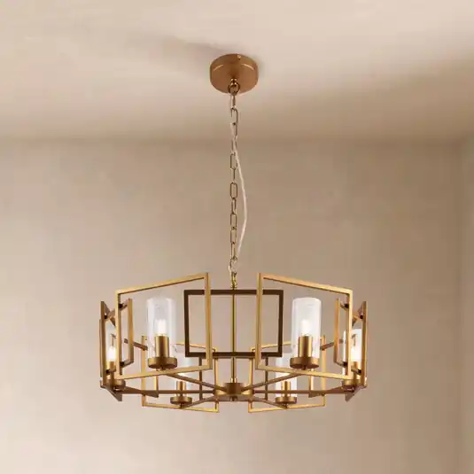 Saldi Maytoni lampada a sospensione Bowi, Ø 65,6 cm, colore oro, 6 x E14