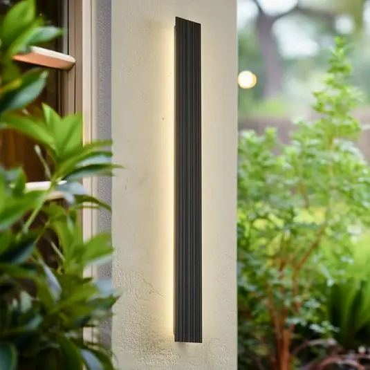 Lucande applique da esterni LED Melira, altezza 100 cm, antracite Direttamente Dal Produttore