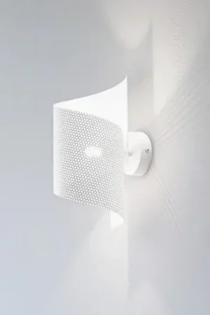 Applique Spiral, bianco, metallo, G9, altezza 29 cm Spedizione Espresso