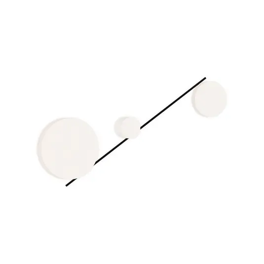 Ultime Pezzi LEDS-C4 Plafoniera LED Spark Triplex, CCT, DALI, nero