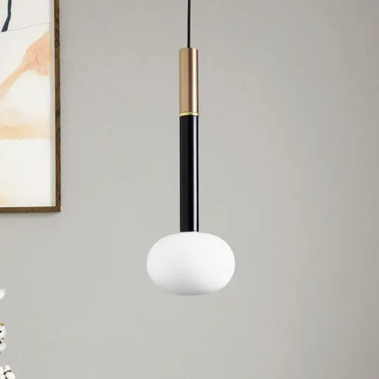 Offerta Lampada a sospensione Mose, rame, altezza paralume 39 cm, a 1 luce, vetro