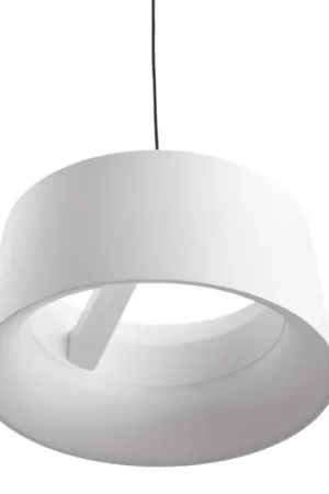 LOOM DESIGN Lampada LED a sospensione Cookie, bianca, alluminio Ø 15 cm A Buon Prezzo