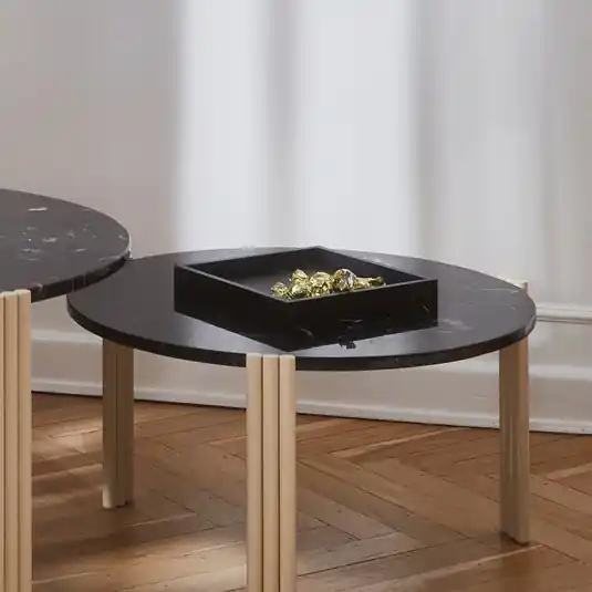 Offerta Limitata Vassoio AYTM Unity, nero, lunghezza 35 cm, larghezza 35 cm, legno