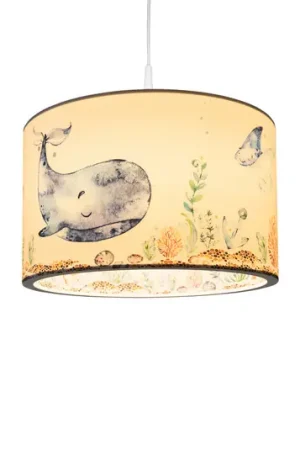 Miglior Prezzo Lampada a sospensione 25/40 Animali marini, Ø 38 cm, colorata, plastica