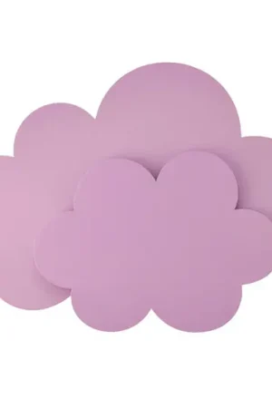 Prezzo Basso Applique a LED Wölkchen con spina, rosa, legno, dimmerabile