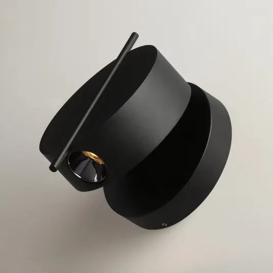 Scelto Dai Clienti Maytoni Applique a LED Nuance, nero / nero, Ø 10 cm