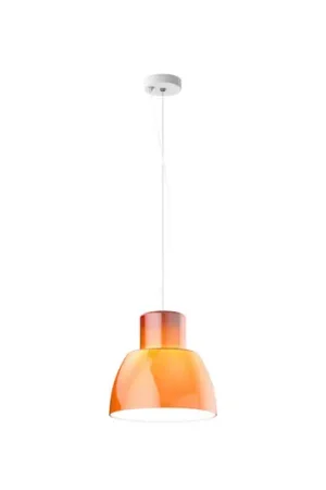 Lampada a sospensione Nemo Lorosae, arancione, Ø 30 cm, vetro, E27 Ultimissimo Modello