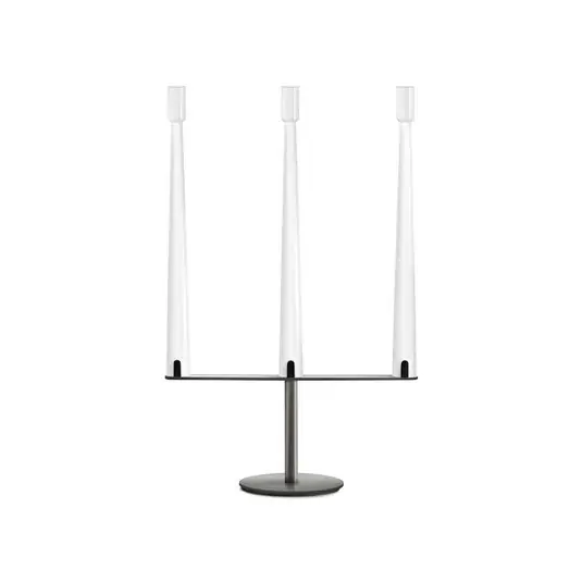 Lampada da tavolo LED Nemo Sorrento, bianca, a 3 luci, USB Offerta