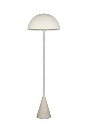A Buon Prezzo Lampada da terra Alfie, grigio chiaro opaco, metallo, E27