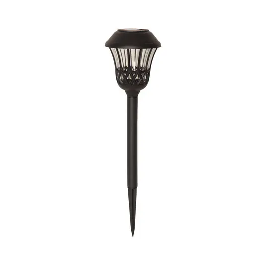 Soddisfatti O Rimborsati Lampada LED con picchetto a terra, nero, altezza 31 cm, set da 4