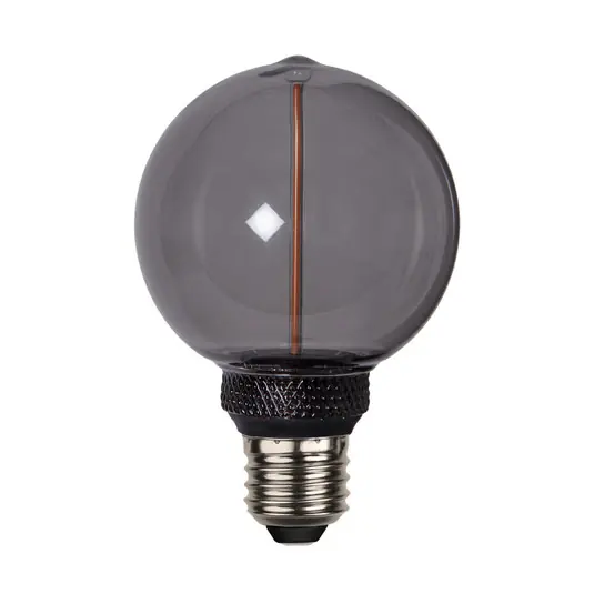 Lampadina LED DecoLED One G80 E27 2W nero 1800K 3-step Solo Oggi
