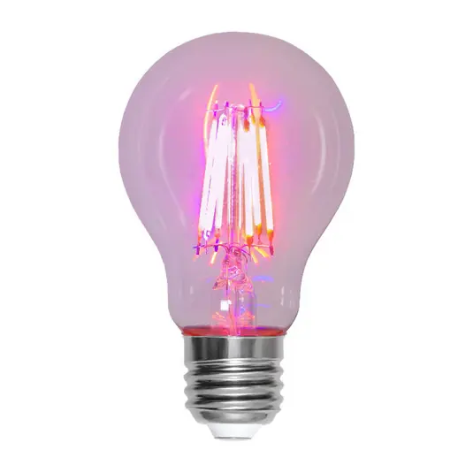 Lampadina LED a incandescenza, lampadina A60, E27, 6,5 W rosso Pagamento Sicuro