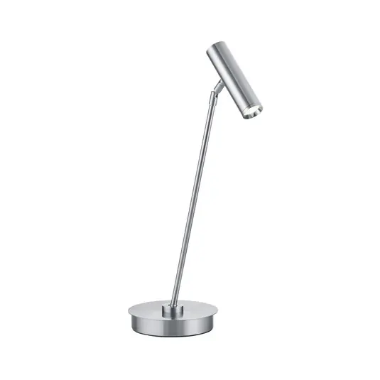 Quantità Limitata Lampada LED da tavolo Tom Pro, nichel opaco, altezza 47 cm, CCT, dimmer
