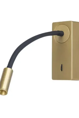 A Buon Prezzo Forlight applique a LED Mine, colore oro, alluminio, altezza 14 cm