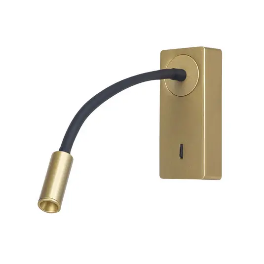 A Buon Prezzo Forlight applique a LED Mine, colore oro, alluminio, altezza 14 cm