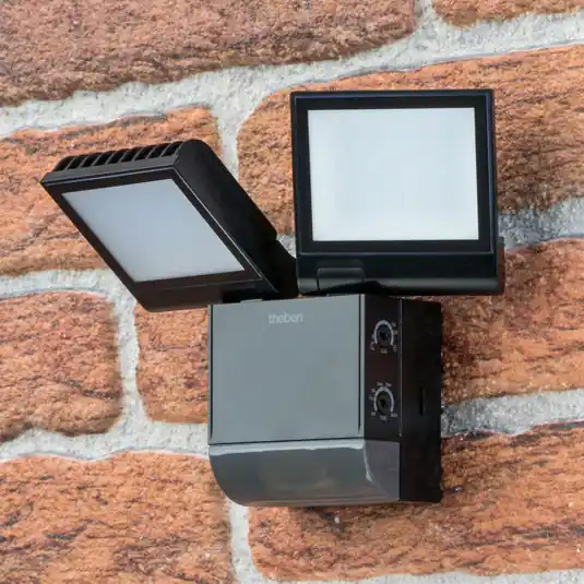 Theben Applique da esterni LED theLeda S17-100, nero Sensore Offerta Limitata