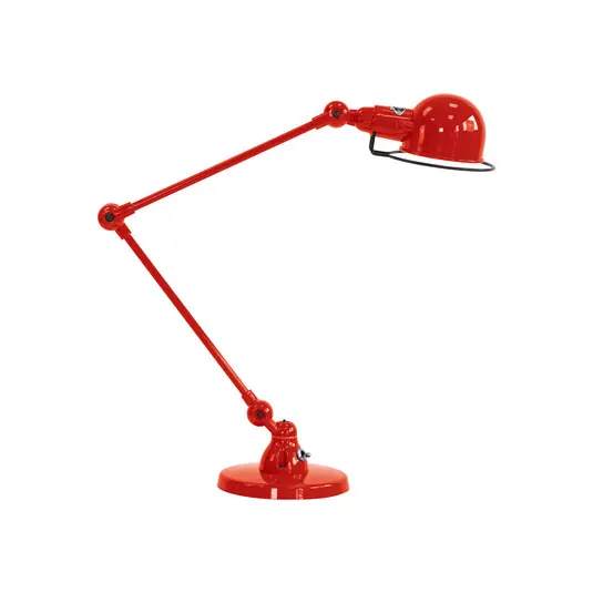 Jieldé Signal SI333 lampada da tavolo con base, rosso Di Tendenza