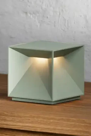 Compra Online Lampada da tavolo LED a batteria Nutalis, verde salvia, IP54, dimmerabile