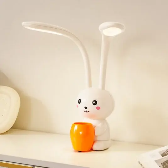 Lampada da tavolo LED Lindby Haas, beige, plastica, CCT, altezza39cm Offerta