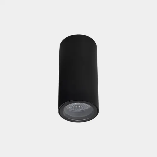 LEDS-C4 Plafoniera da esterno Eko, nera, Ø 6 cm, alluminio Must-Have