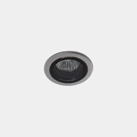 Nuovo Arrivo LEDS-C4 Faretto da incasso per esterni Eko, grigio, Ø 7,5 cm, alluminio