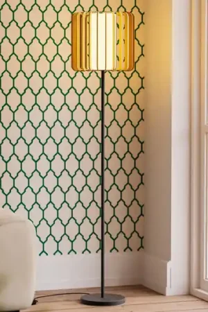 Lampada da terra Forlight Viva, marrone chiaro, legno/metallo, altezza 160 cm Prezzo Conveniente
