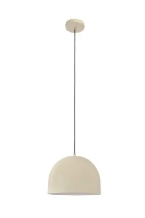 Lampada a sospensione Forlight Fres, beige, acciaio, Ø 30 cm Sconto