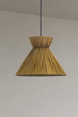 Lampada a sospensione Forlight Dama, marrone chiaro, carta, Ø 30 cm Vendita Finale