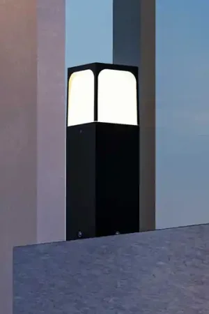 Forlight lampioncino Veta, altezza 30 cm, nero, alluminio Acquista Ora