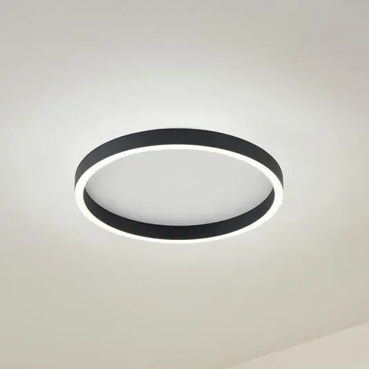 Non Perdere Lucande plafoniera LED Rotundo, Ø 40 cm, nero, dimmerabile