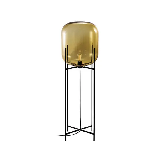 Pagamento Sicuro pulpo piantana Oda Big, ambra/nero, altezza 140 cm